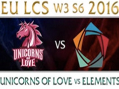 2016LCSŷ޴W3D1UOL VS EL