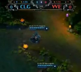 S2ܾķ֮һ WE VS CLG.EU һ